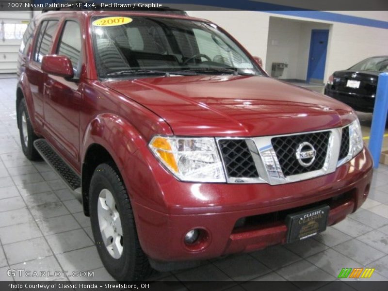 Red Brawn / Graphite 2007 Nissan Pathfinder SE 4x4