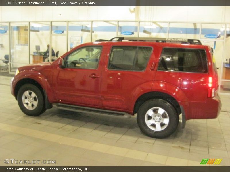 Red Brawn / Graphite 2007 Nissan Pathfinder SE 4x4