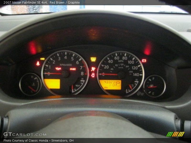 Red Brawn / Graphite 2007 Nissan Pathfinder SE 4x4