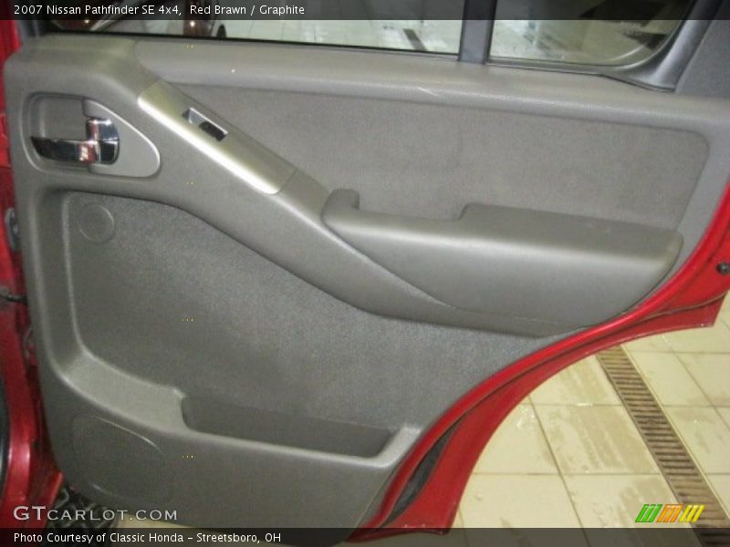 Red Brawn / Graphite 2007 Nissan Pathfinder SE 4x4