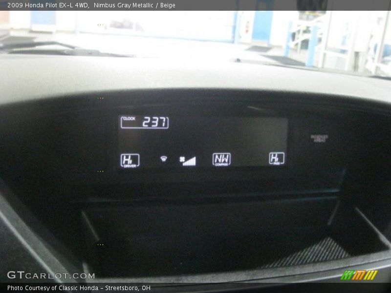 Nimbus Gray Metallic / Beige 2009 Honda Pilot EX-L 4WD