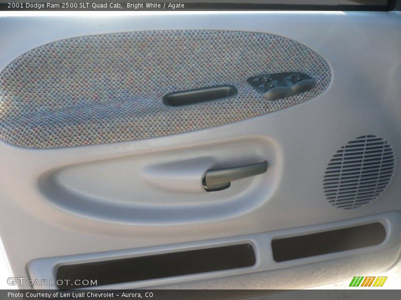 Bright White / Agate 2001 Dodge Ram 2500 SLT Quad Cab