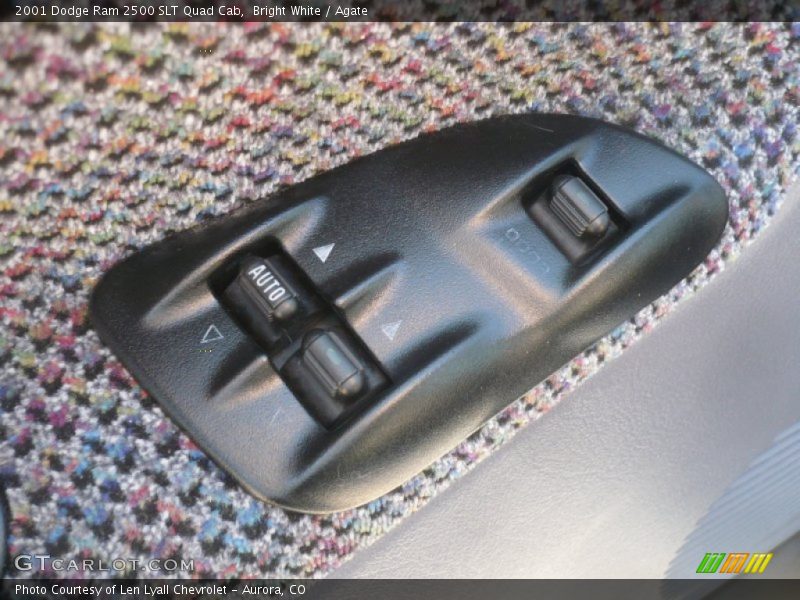 Bright White / Agate 2001 Dodge Ram 2500 SLT Quad Cab