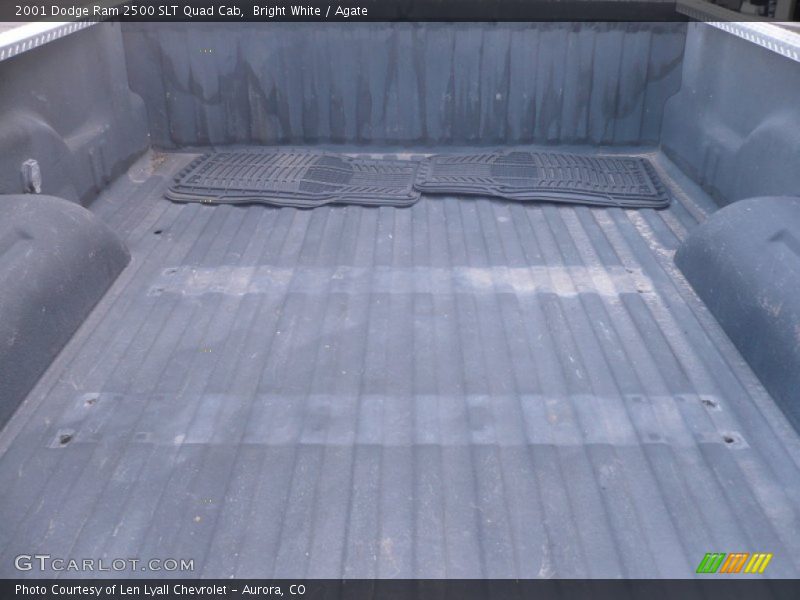 Bright White / Agate 2001 Dodge Ram 2500 SLT Quad Cab