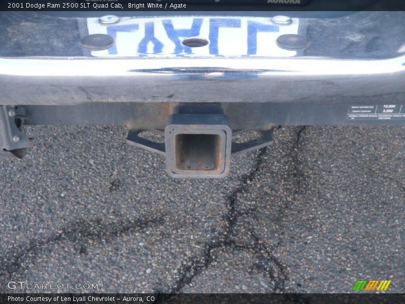 Bright White / Agate 2001 Dodge Ram 2500 SLT Quad Cab