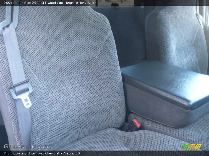 Bright White / Agate 2001 Dodge Ram 2500 SLT Quad Cab