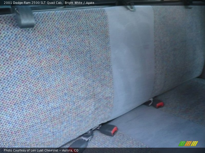 Bright White / Agate 2001 Dodge Ram 2500 SLT Quad Cab