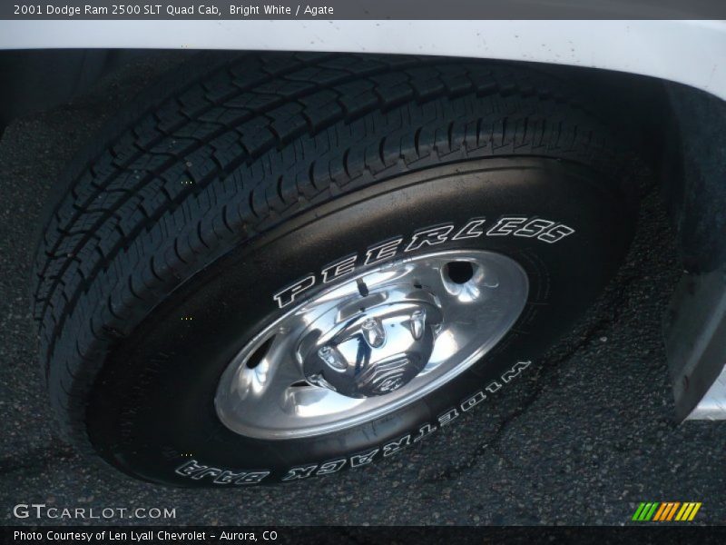 Bright White / Agate 2001 Dodge Ram 2500 SLT Quad Cab