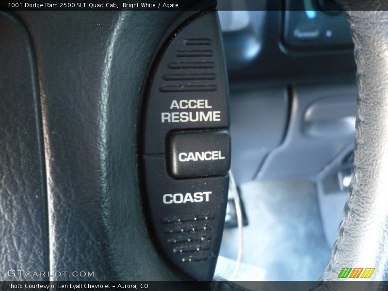 Bright White / Agate 2001 Dodge Ram 2500 SLT Quad Cab