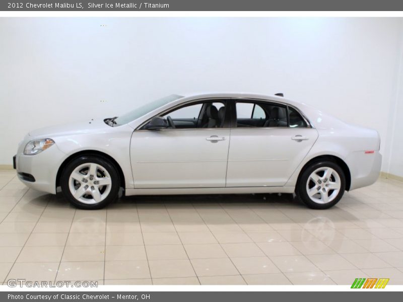 Silver Ice Metallic / Titanium 2012 Chevrolet Malibu LS