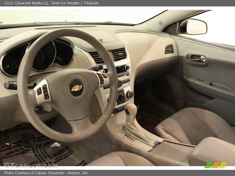 Silver Ice Metallic / Titanium 2012 Chevrolet Malibu LS