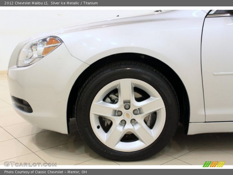 Silver Ice Metallic / Titanium 2012 Chevrolet Malibu LS