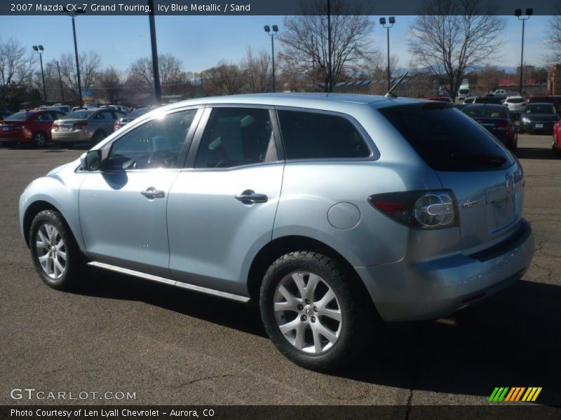Icy Blue Metallic / Sand 2007 Mazda CX-7 Grand Touring