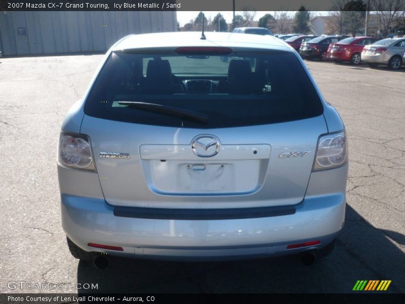 Icy Blue Metallic / Sand 2007 Mazda CX-7 Grand Touring