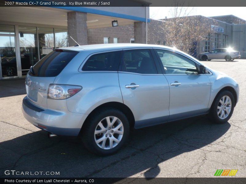 Icy Blue Metallic / Sand 2007 Mazda CX-7 Grand Touring