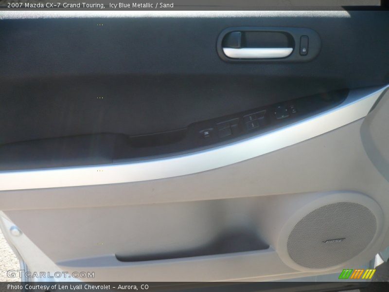Icy Blue Metallic / Sand 2007 Mazda CX-7 Grand Touring