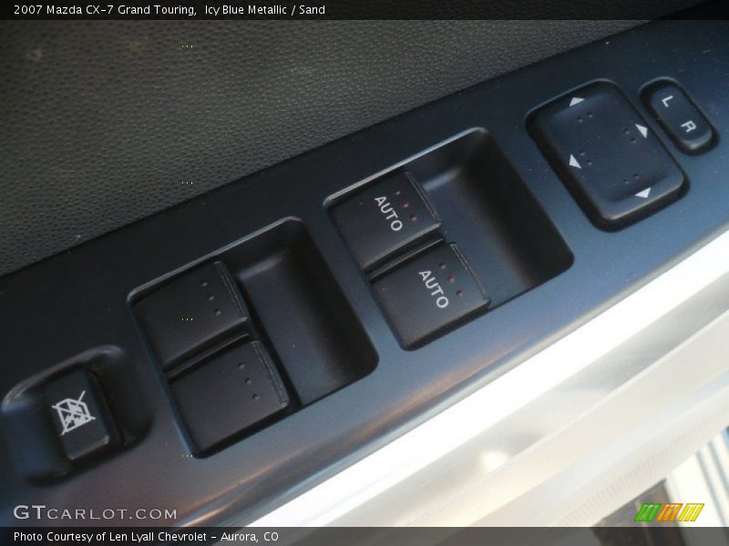 Icy Blue Metallic / Sand 2007 Mazda CX-7 Grand Touring