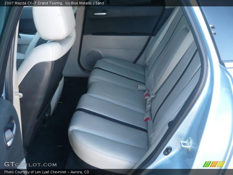 Icy Blue Metallic / Sand 2007 Mazda CX-7 Grand Touring