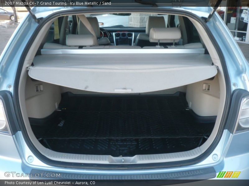 Icy Blue Metallic / Sand 2007 Mazda CX-7 Grand Touring