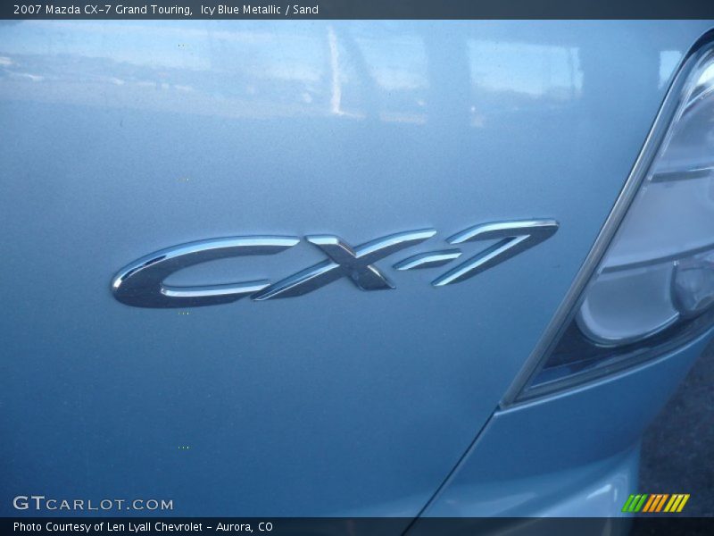 Icy Blue Metallic / Sand 2007 Mazda CX-7 Grand Touring
