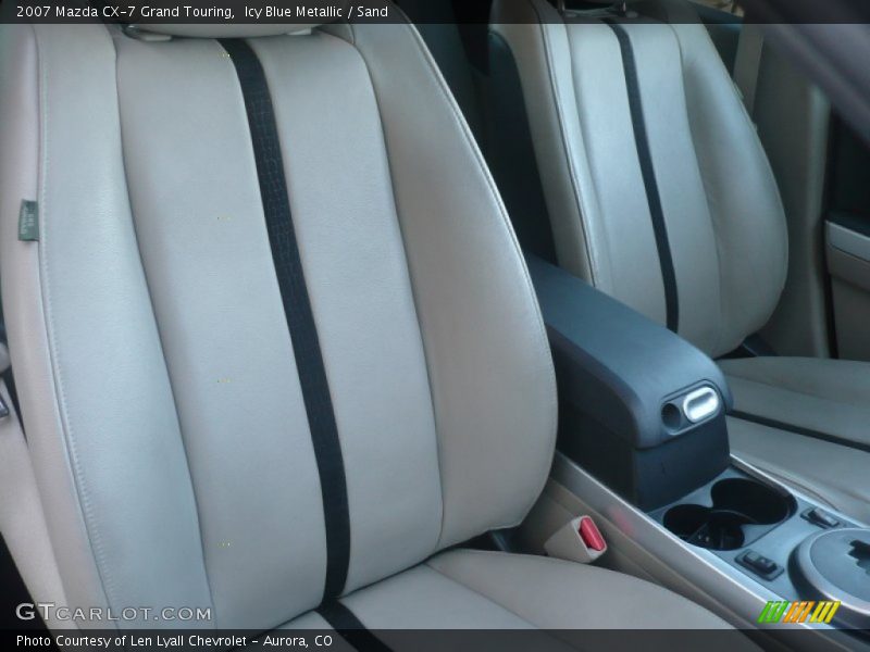 Icy Blue Metallic / Sand 2007 Mazda CX-7 Grand Touring