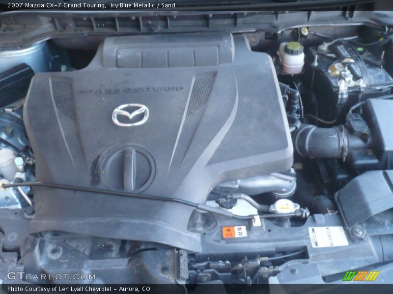Icy Blue Metallic / Sand 2007 Mazda CX-7 Grand Touring