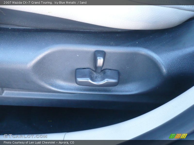 Icy Blue Metallic / Sand 2007 Mazda CX-7 Grand Touring
