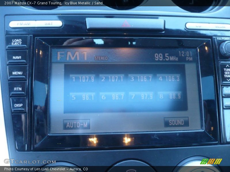 Icy Blue Metallic / Sand 2007 Mazda CX-7 Grand Touring