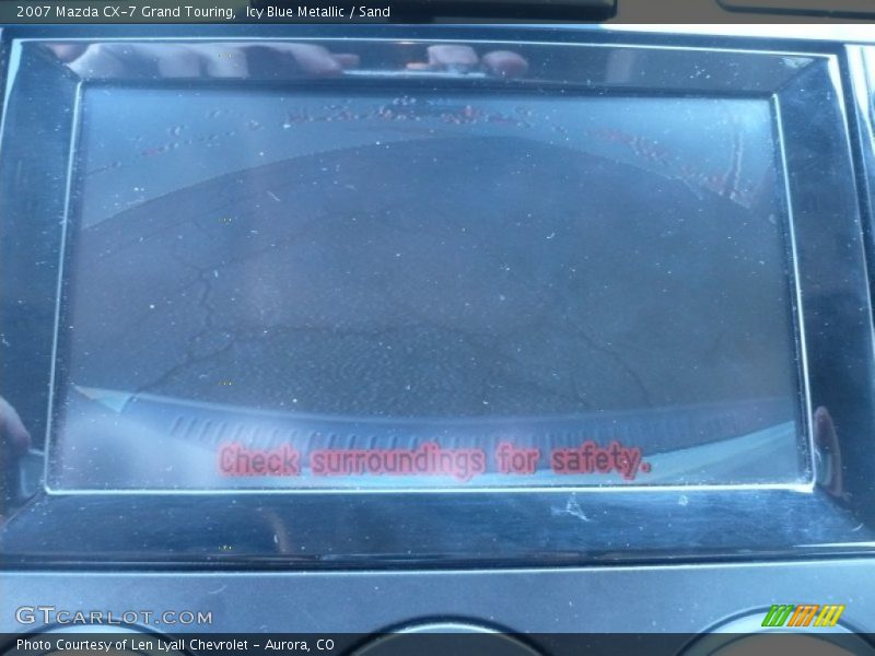 Icy Blue Metallic / Sand 2007 Mazda CX-7 Grand Touring