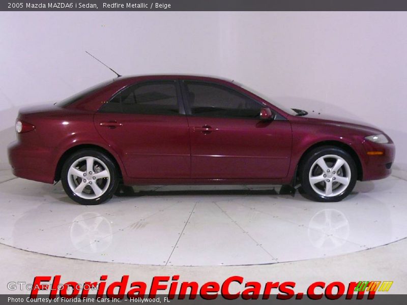 Redfire Metallic / Beige 2005 Mazda MAZDA6 i Sedan