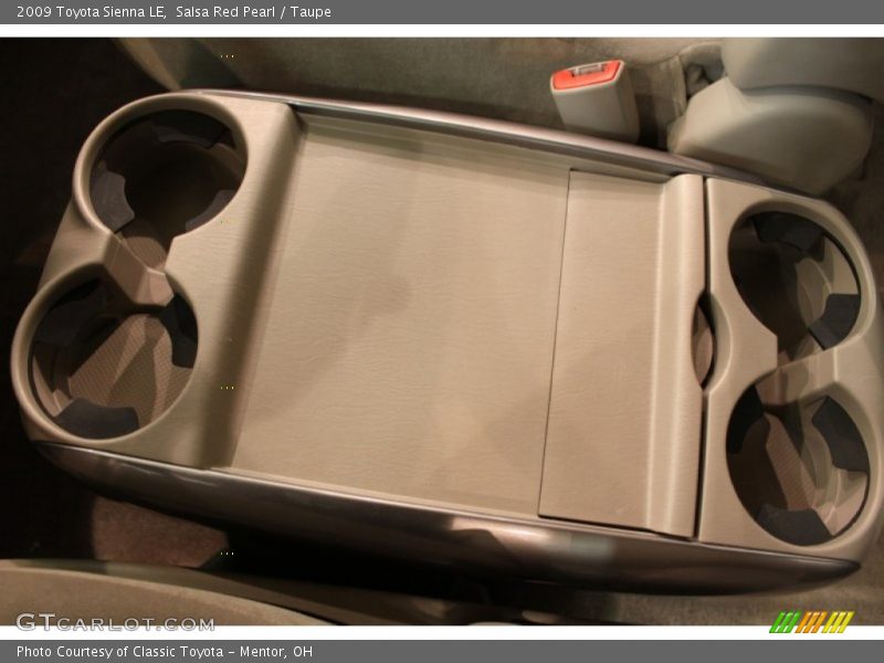 Salsa Red Pearl / Taupe 2009 Toyota Sienna LE