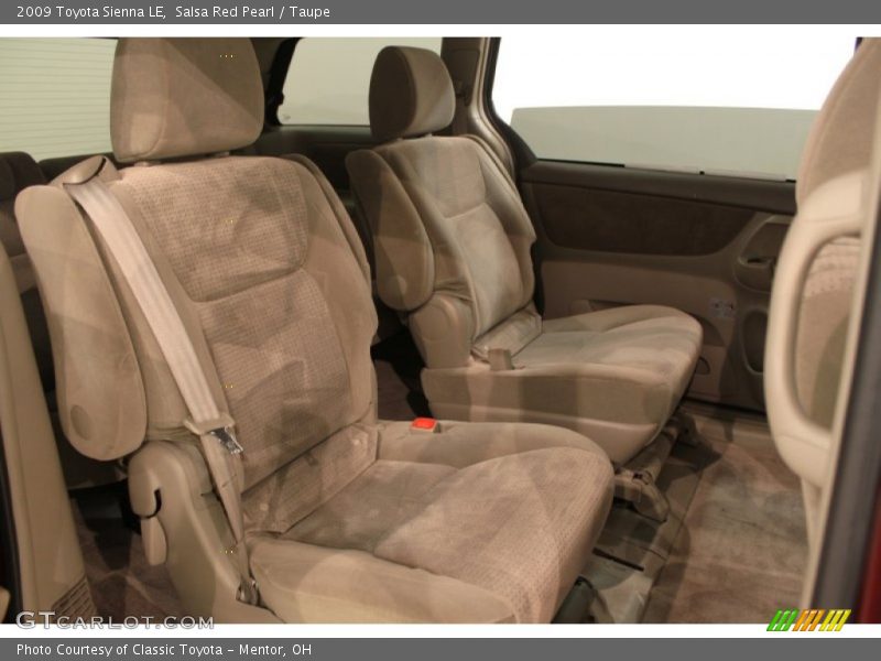 Salsa Red Pearl / Taupe 2009 Toyota Sienna LE