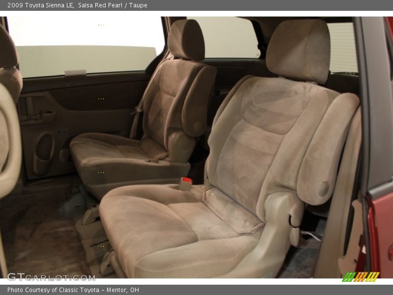 Salsa Red Pearl / Taupe 2009 Toyota Sienna LE