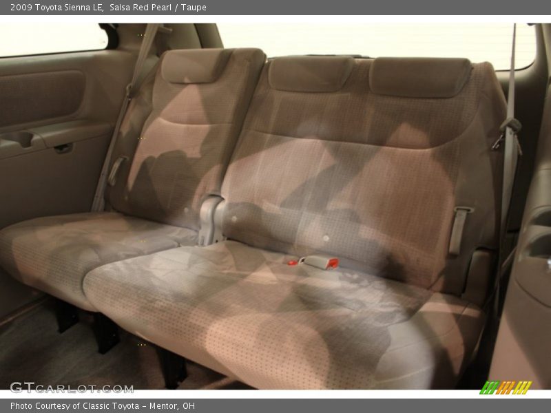 Salsa Red Pearl / Taupe 2009 Toyota Sienna LE