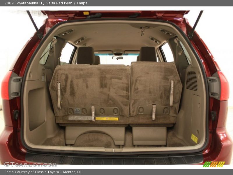 Salsa Red Pearl / Taupe 2009 Toyota Sienna LE
