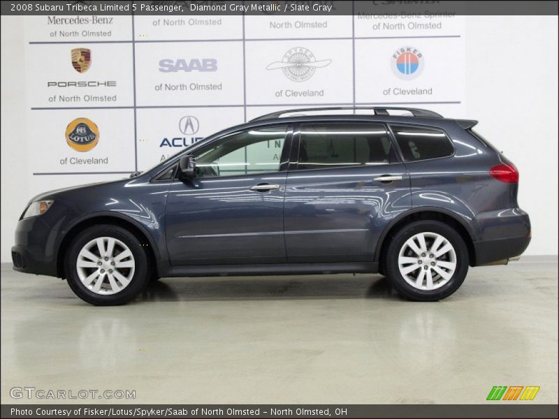 Diamond Gray Metallic / Slate Gray 2008 Subaru Tribeca Limited 5 Passenger