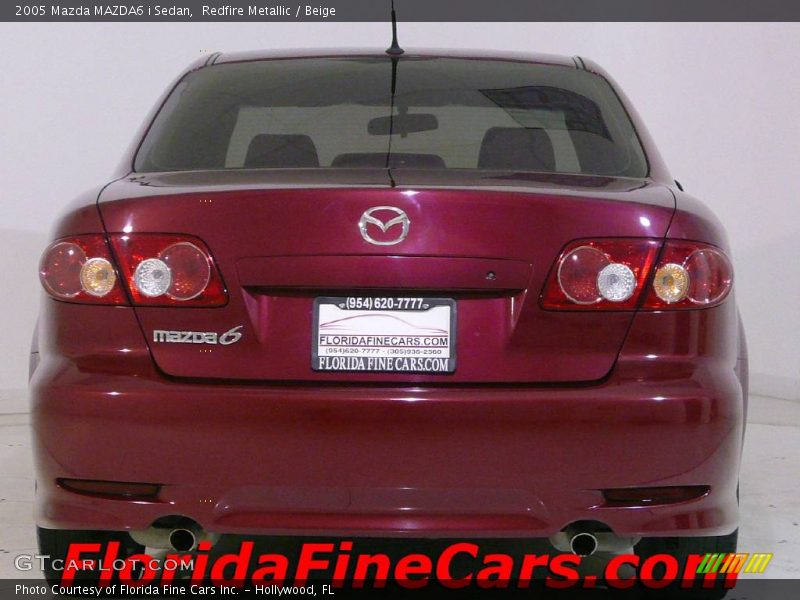 Redfire Metallic / Beige 2005 Mazda MAZDA6 i Sedan
