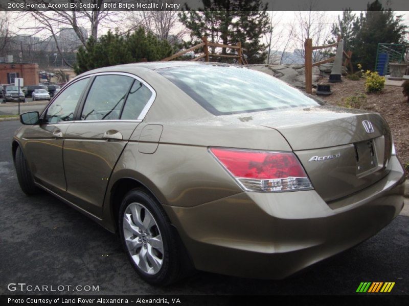 Bold Beige Metallic / Ivory 2008 Honda Accord EX Sedan