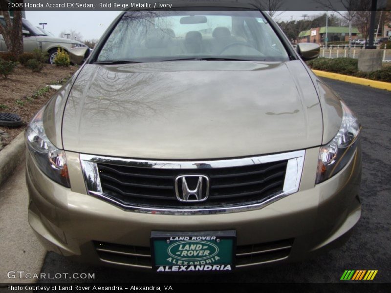 Bold Beige Metallic / Ivory 2008 Honda Accord EX Sedan