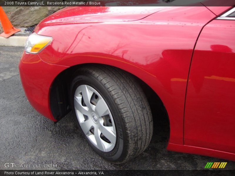 Barcelona Red Metallic / Bisque 2008 Toyota Camry LE