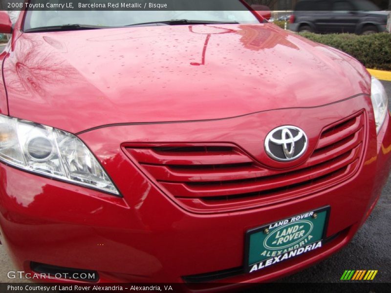Barcelona Red Metallic / Bisque 2008 Toyota Camry LE