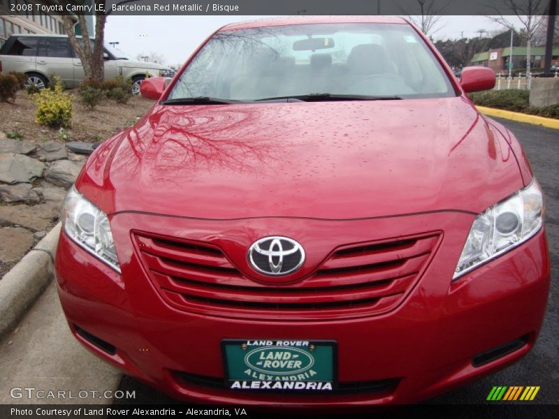 Barcelona Red Metallic / Bisque 2008 Toyota Camry LE
