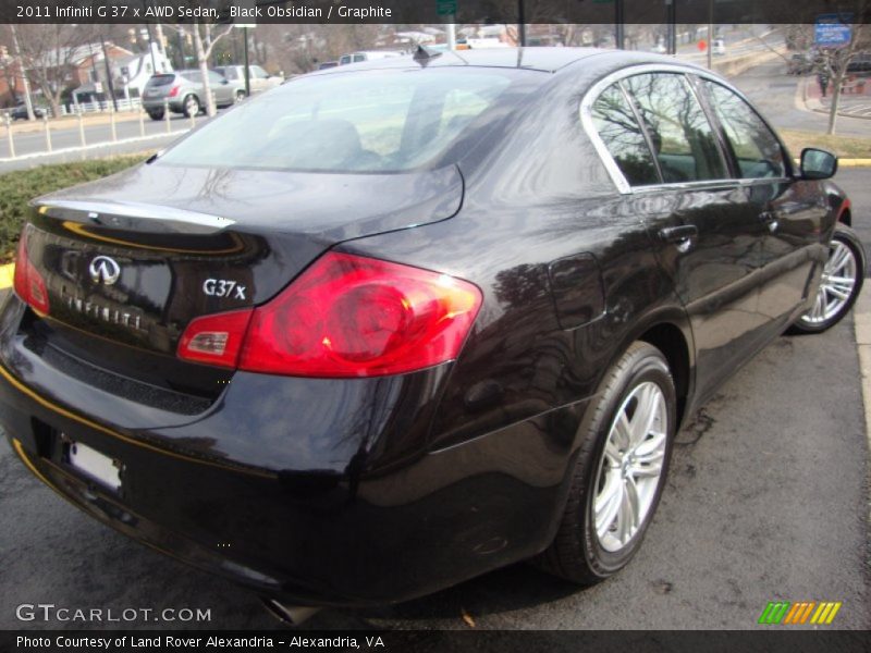 Black Obsidian / Graphite 2011 Infiniti G 37 x AWD Sedan