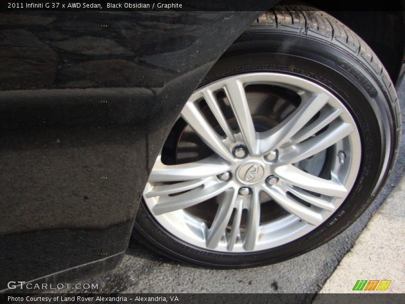 Black Obsidian / Graphite 2011 Infiniti G 37 x AWD Sedan