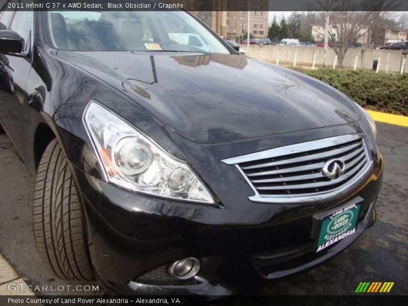 Black Obsidian / Graphite 2011 Infiniti G 37 x AWD Sedan