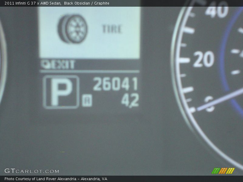 Black Obsidian / Graphite 2011 Infiniti G 37 x AWD Sedan