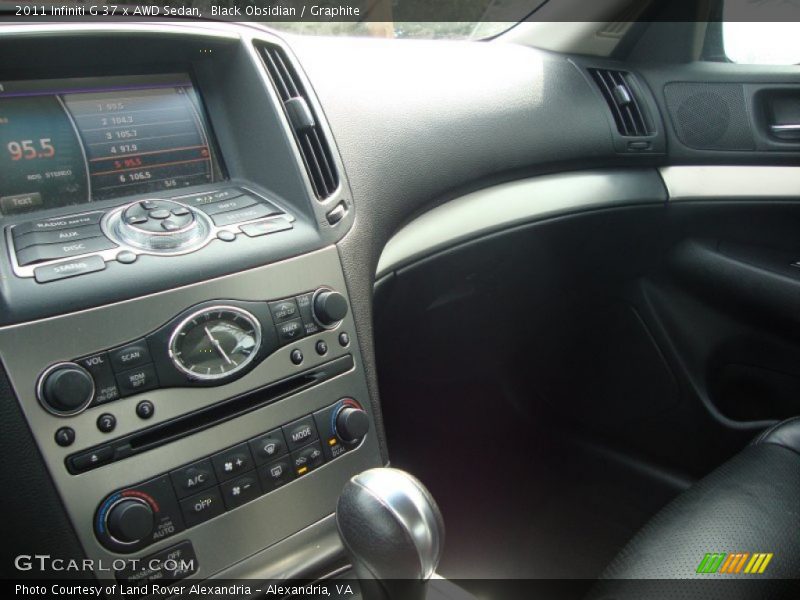 Black Obsidian / Graphite 2011 Infiniti G 37 x AWD Sedan