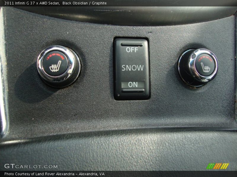 Black Obsidian / Graphite 2011 Infiniti G 37 x AWD Sedan