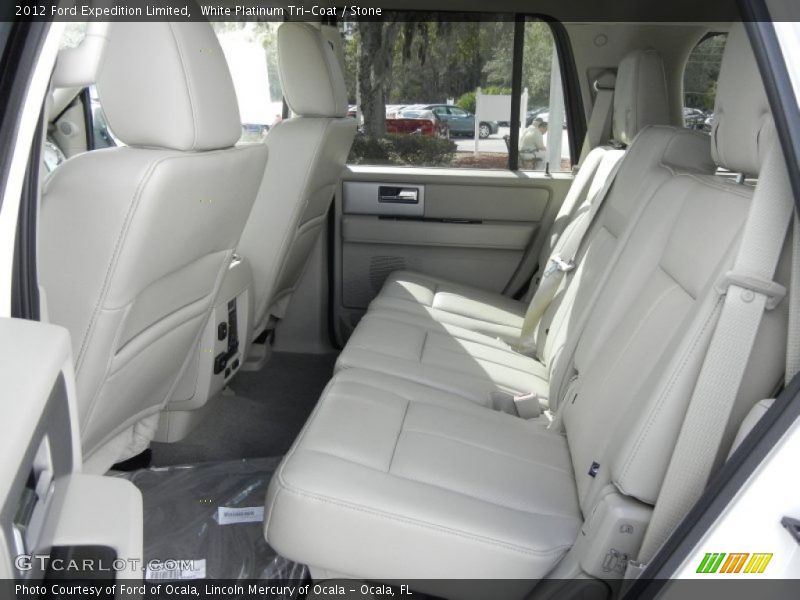 White Platinum Tri-Coat / Stone 2012 Ford Expedition Limited