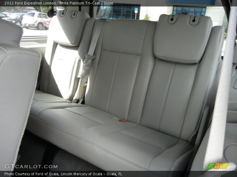 White Platinum Tri-Coat / Stone 2012 Ford Expedition Limited
